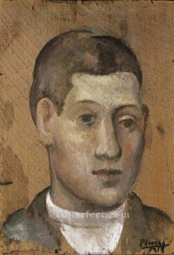 Pablo Picasso Painting - Retrato de un joven 1915 Pablo Picasso